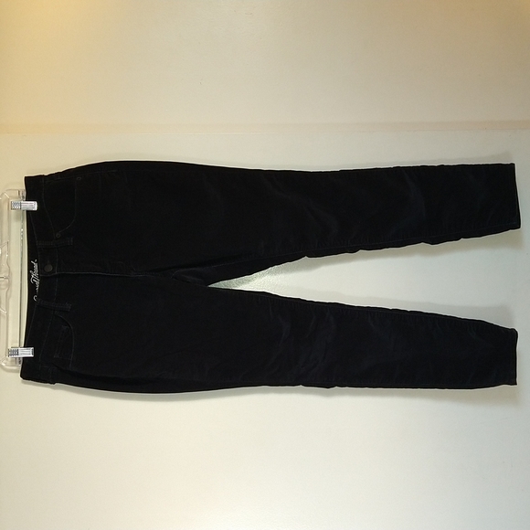 Universal Thread Black Velvet Velour High-Rise Skinny Pants Size 10/30R - Picture 4 of 17